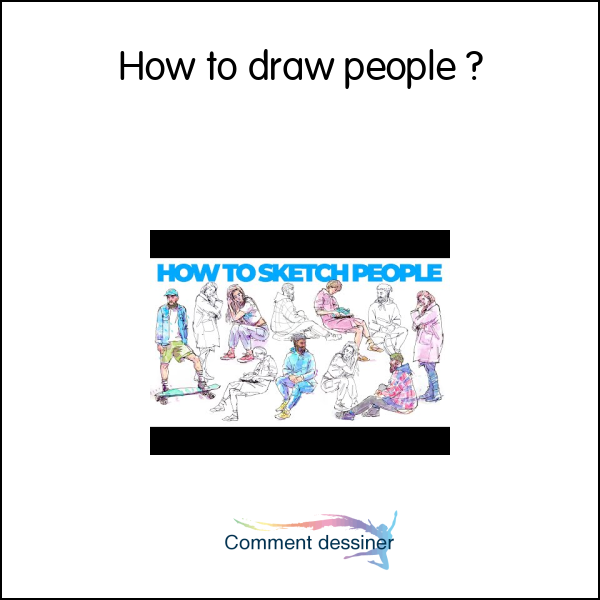 How to draw people